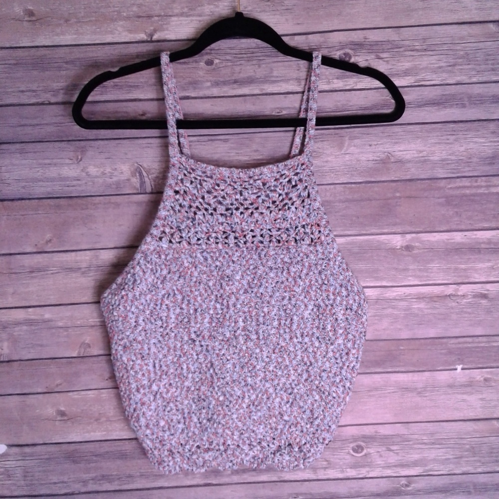 Hollister Crochet Knit Top